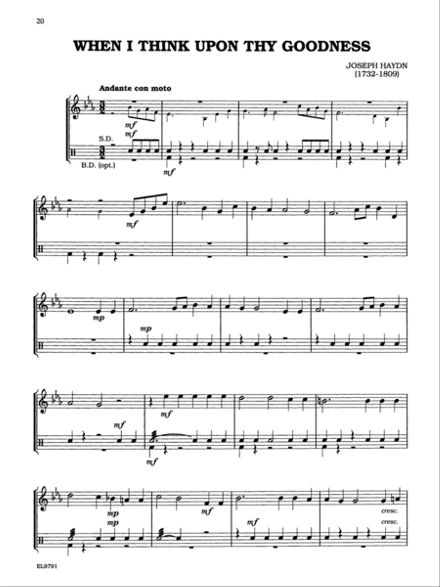 Sacred Duets for All (From the Renaissance to the Romantic Periods) Small Ensemble scores gallery preview page 5