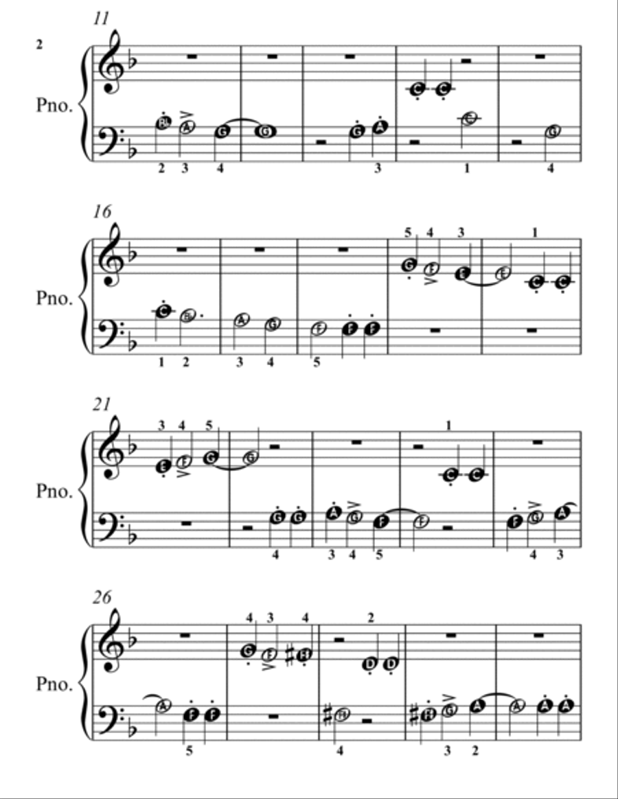 Tijuana Taxi Easy Piano scores gallery preview page 2