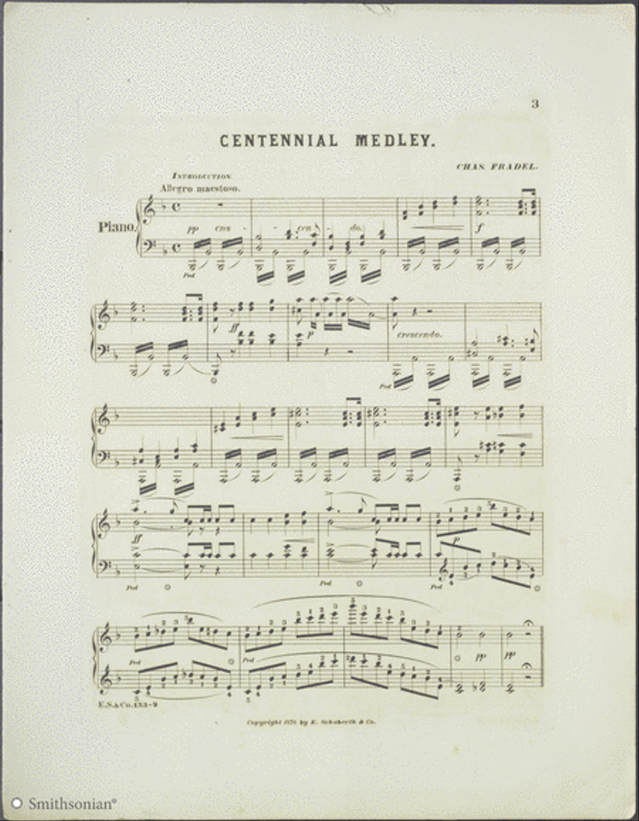 The Union Forever: A Centennial Medley Piano Solo scores gallery preview page 2
