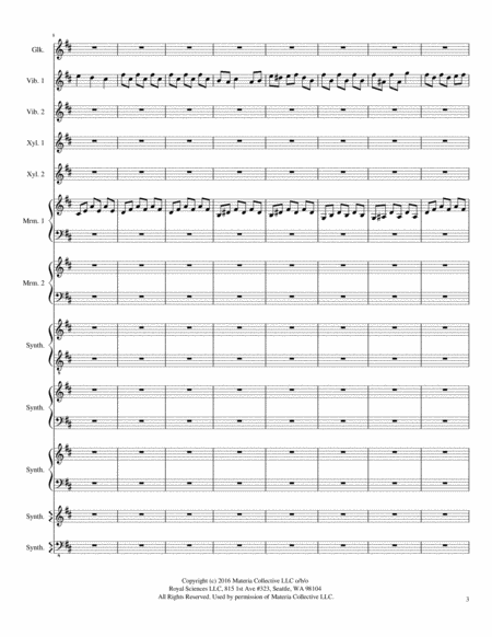 Fallen Down (Reprise) (from Undertale) For Percussion Ensemble image number null
