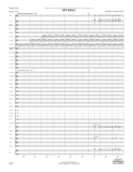 Spy Ring - Conductor Score (Full Score)