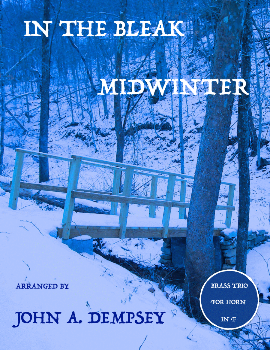 In the Bleak Midwinter (Horn in F Trio) Brass Trio scores gallery preview page 1