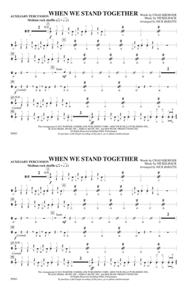 When We Stand Together: Auxiliary Percussion