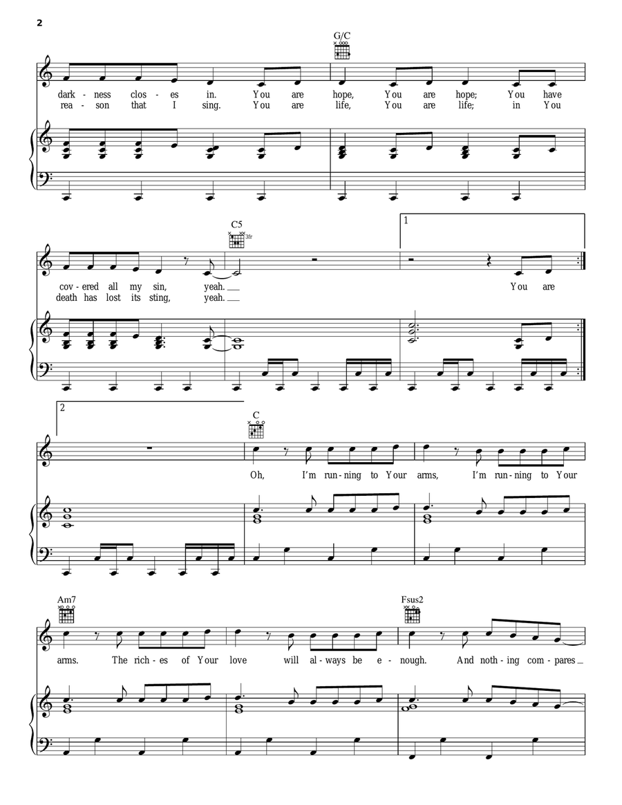 Forever Reign Guitar scores gallery preview page 2