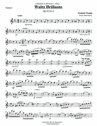Waltz Brillante Op. 34 No. 2