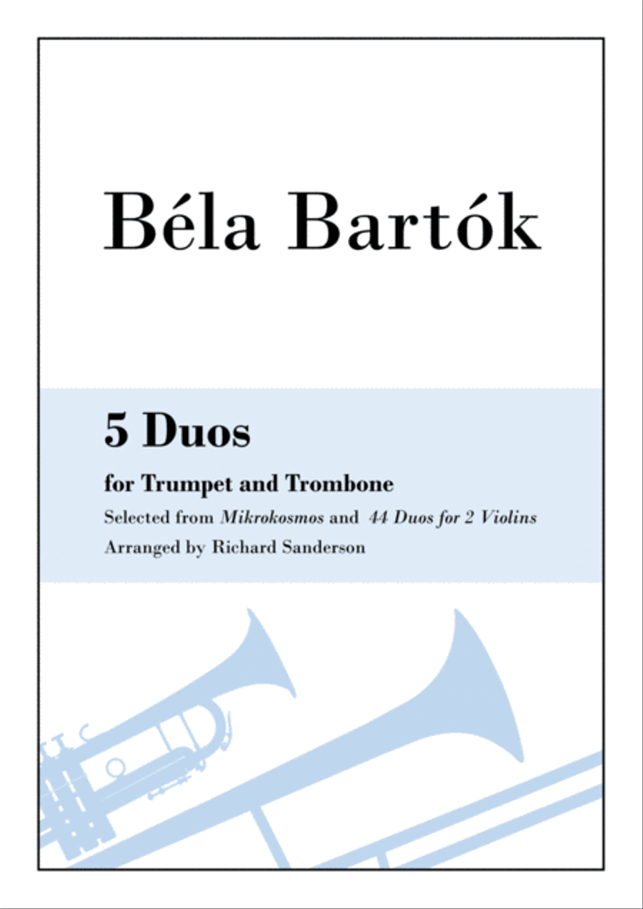 5 Duos Brass Duet scores gallery preview page 1