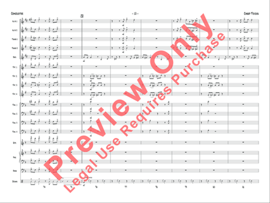 Cheep Tricks Cheep Tricks Jazz Ensemble scores gallery preview page 27