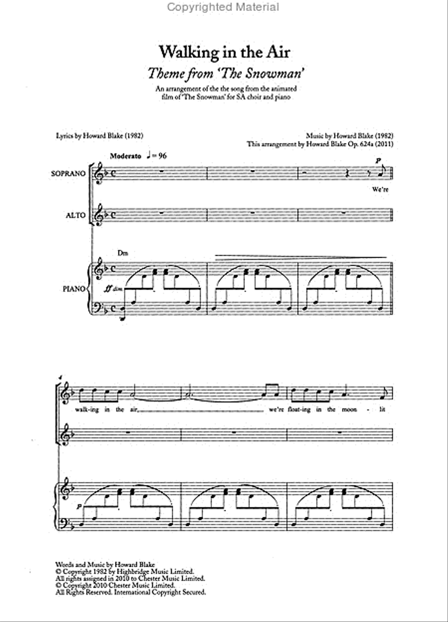 Walking in the Air SA scores gallery preview page 2
