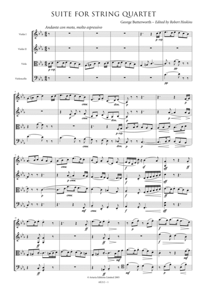 Suite for String Quartet - Score Only