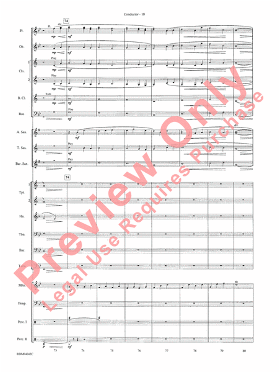Kronos Kronos Concert Band scores gallery preview page 13