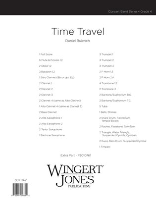 Time Travel - Full Score