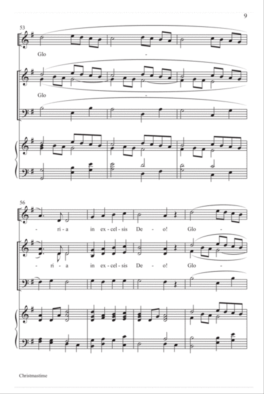 Christmastime Christmastime 3-Part scores gallery preview page 10