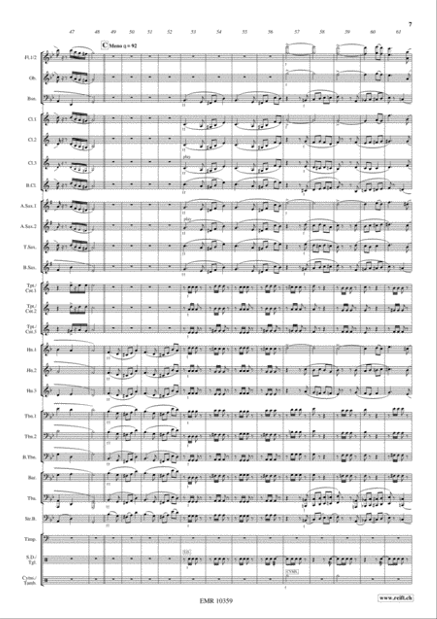 Caprice No. 24 Concert Band scores gallery preview page 8