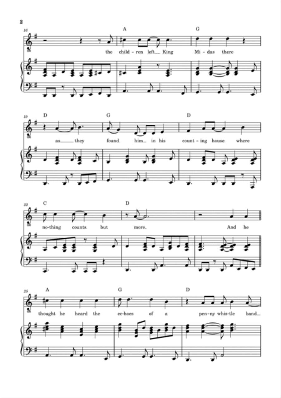 The Door Into Summer Voice scores gallery preview page 3