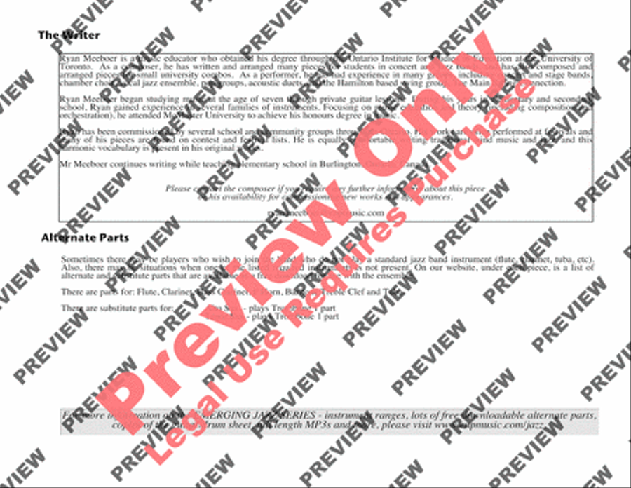 Something Modal Jazz Ensemble scores gallery preview page 3