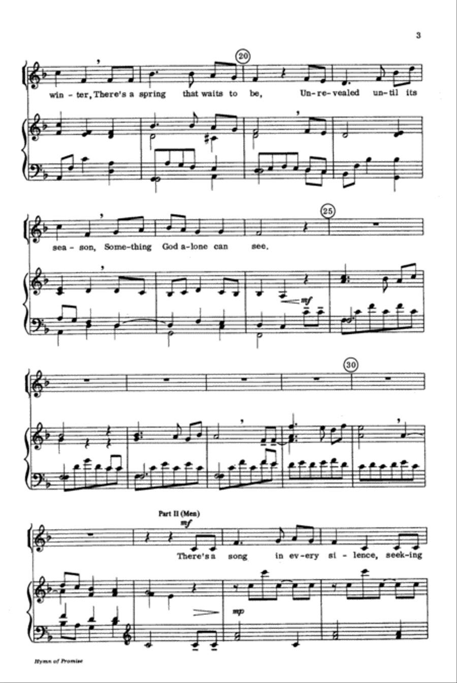 Hymn of Promise 2-Part scores gallery preview page 4