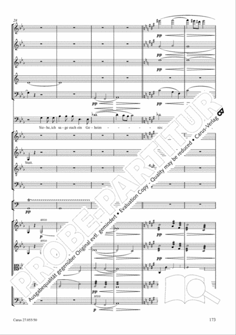 Ein Deutsches Requiem (German Requiem) 4-Part scores gallery preview page 180