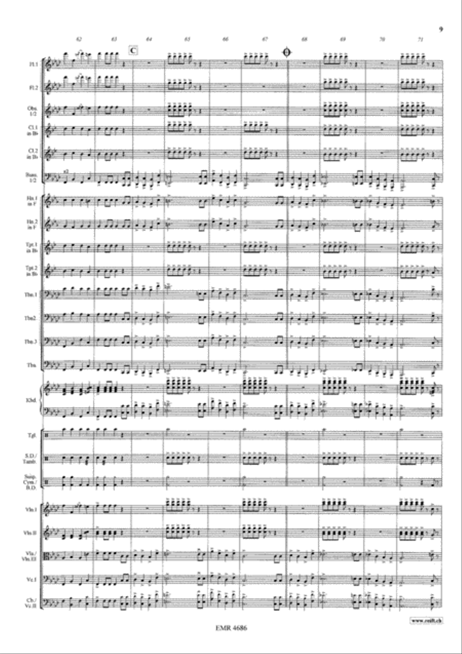 Egyptian March Orchestra scores gallery preview page 10