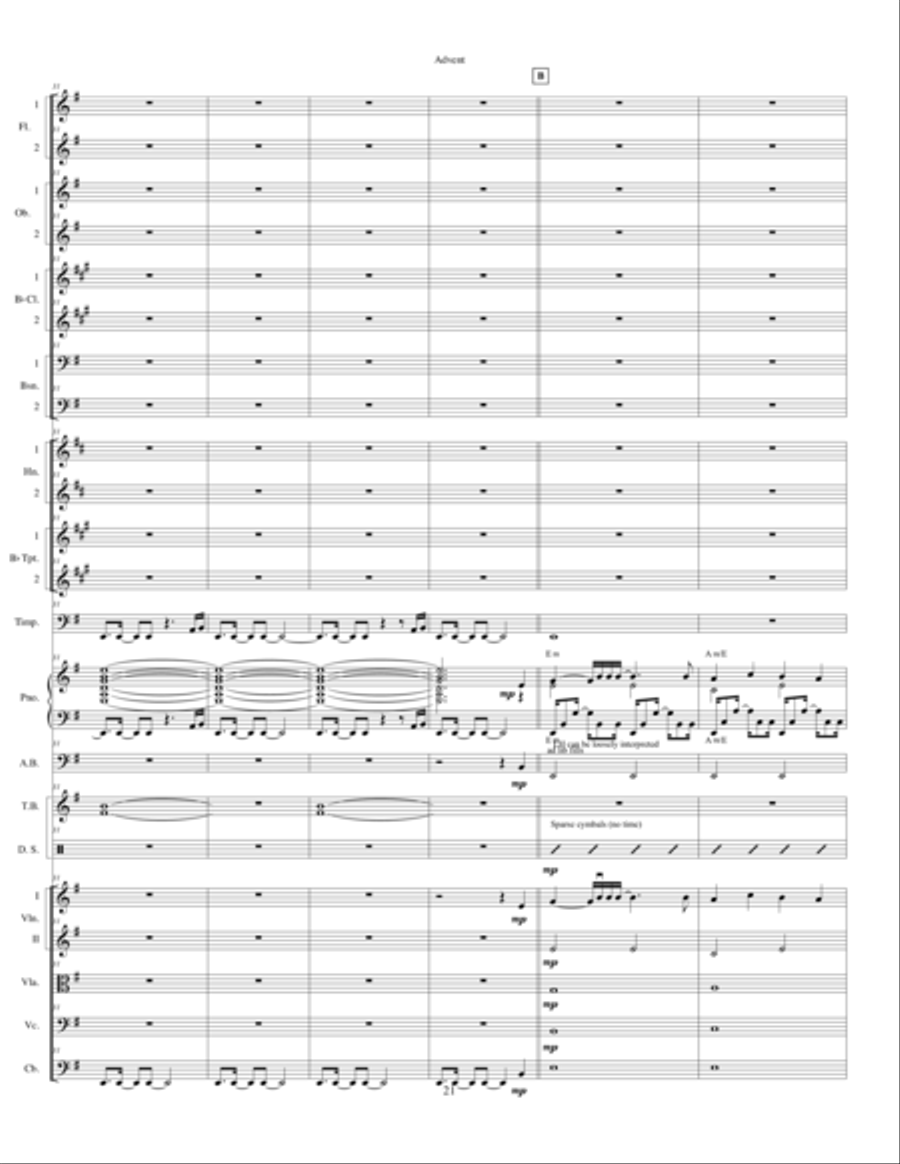 Spirit of Christmas 2/5 - Advent Full Orchestra scores gallery preview page 5