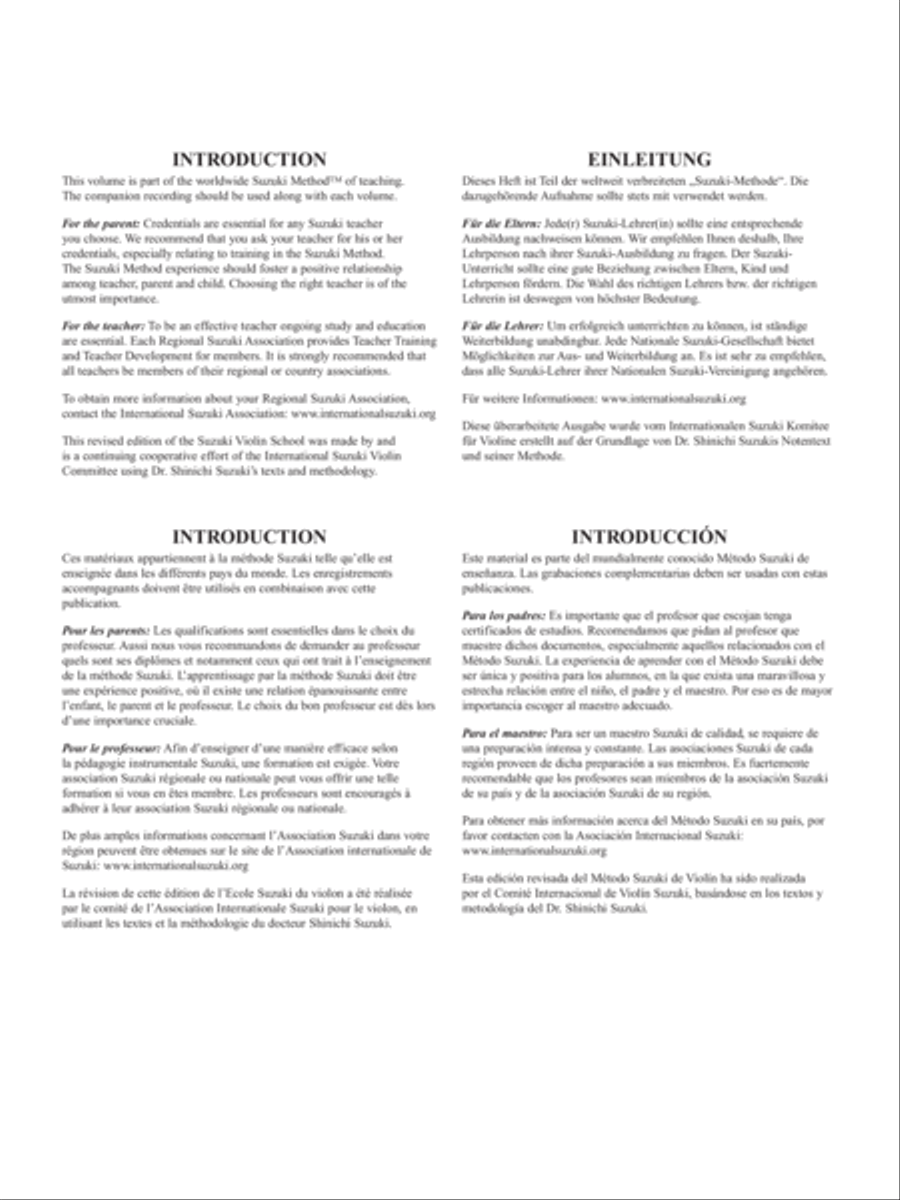 Suzuki Violin School, Volume 1 String Methods scores gallery preview page 3