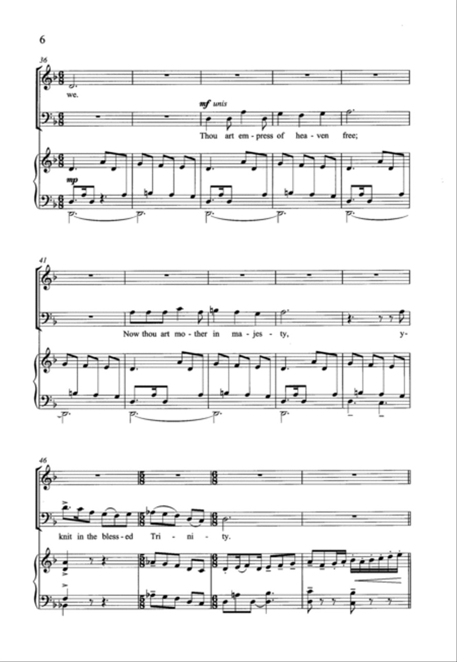 Sing we to this merry company Score scores gallery preview page 6