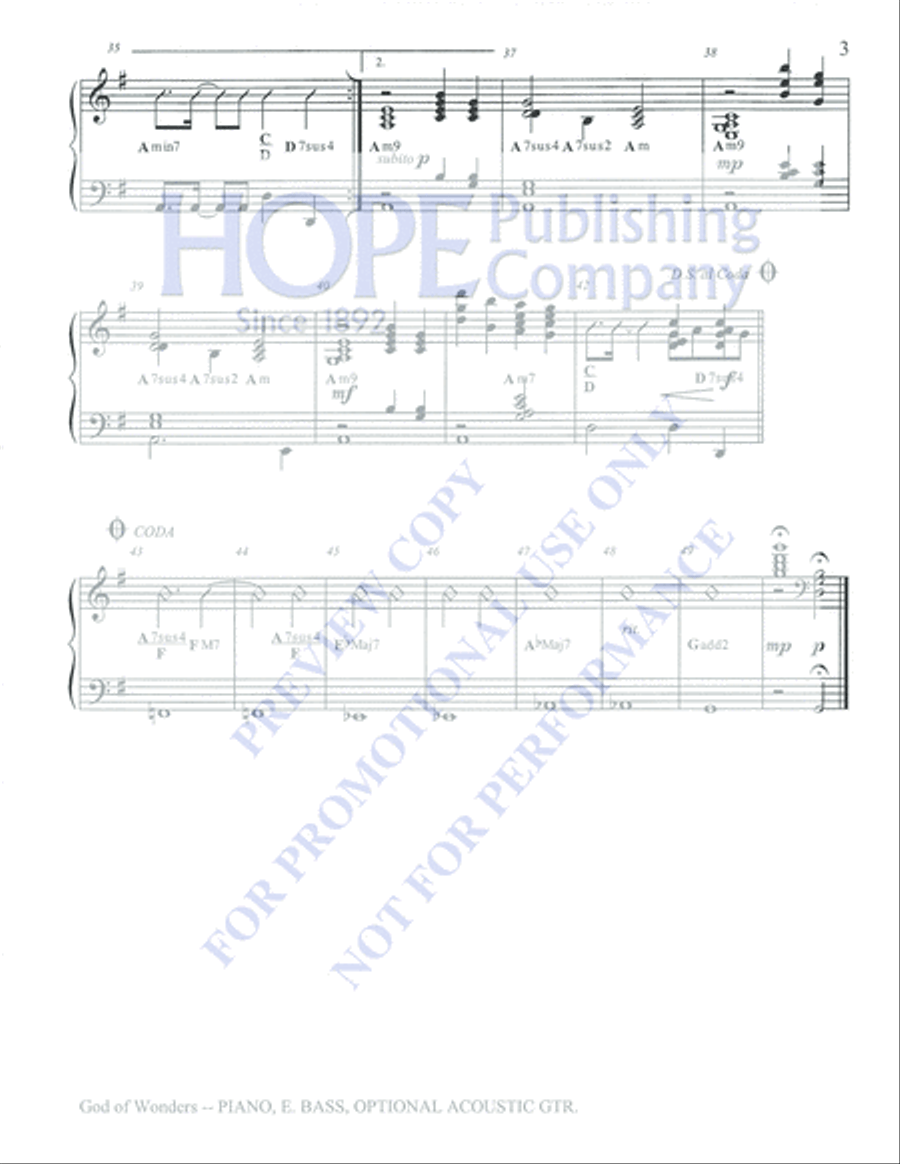 God of Wonders Choir scores gallery preview page 7