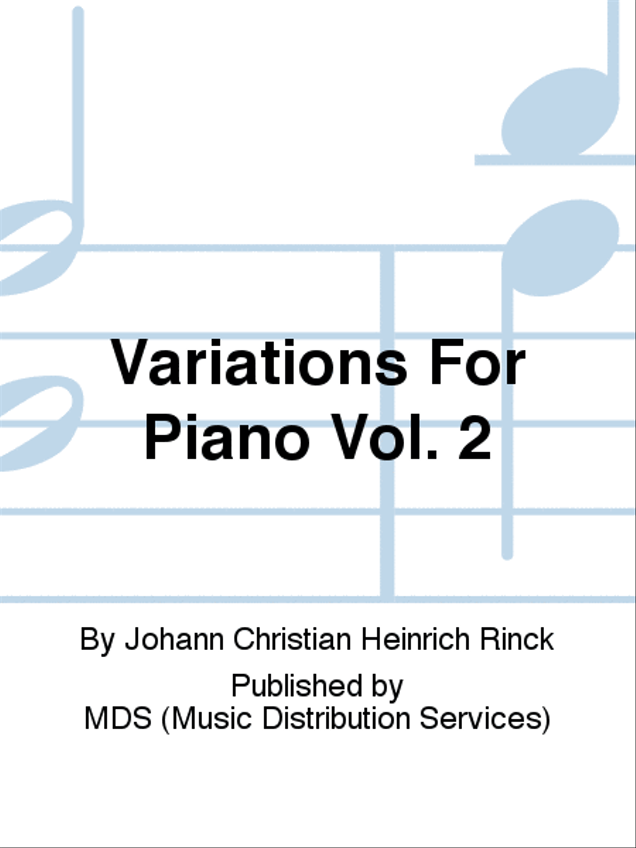 Variations for Piano Vol. 2