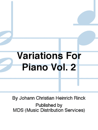 Variations for Piano Vol. 2