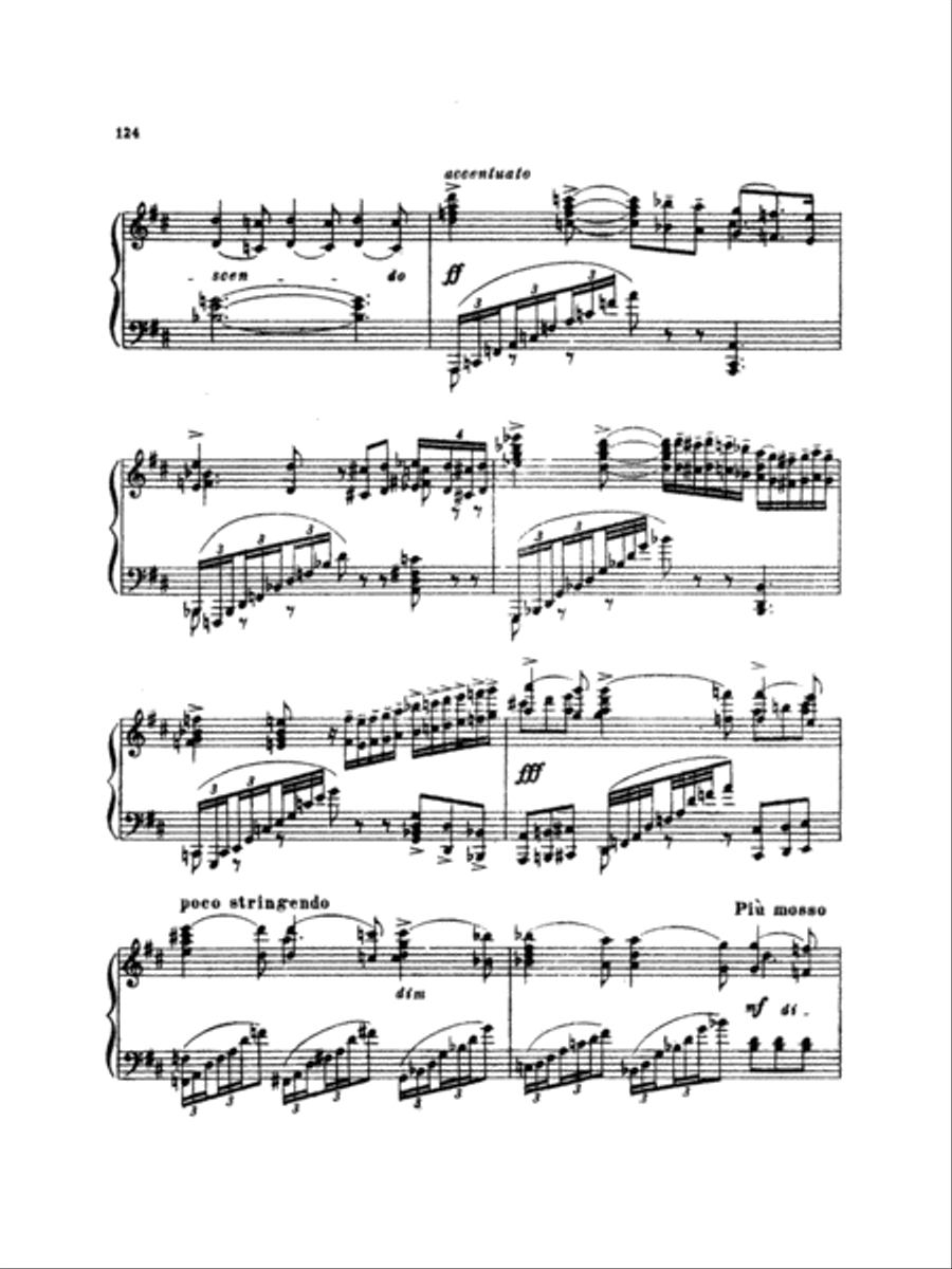 Tchaikovsky: Eighteen Piano Pieces, Op. 72; Aveu Passionne; Valse, Op. 40, No. 9, 1st Version Piano Solo scores gallery preview page 3