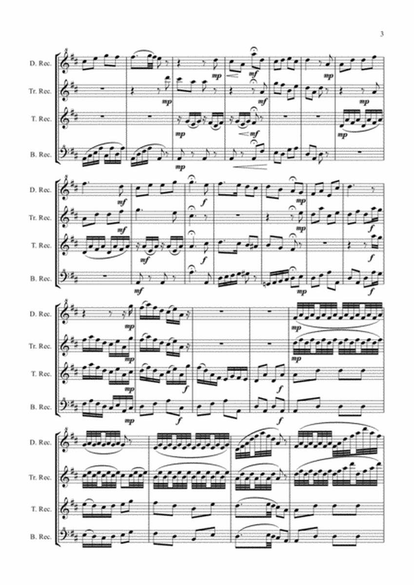 James Hook: Six Songs for SATB Recorder Quartet image number null