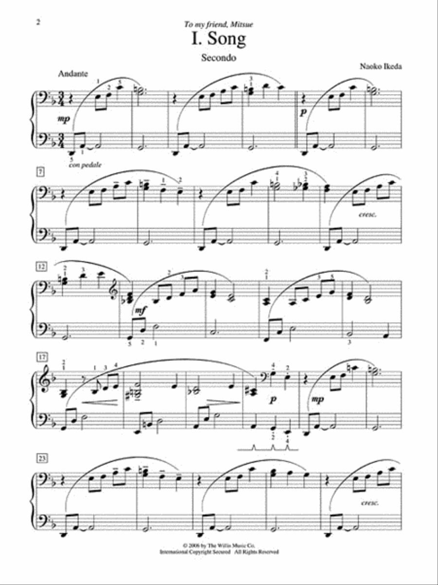 Pandora 1 Piano, 4-Hands scores gallery preview page 2
