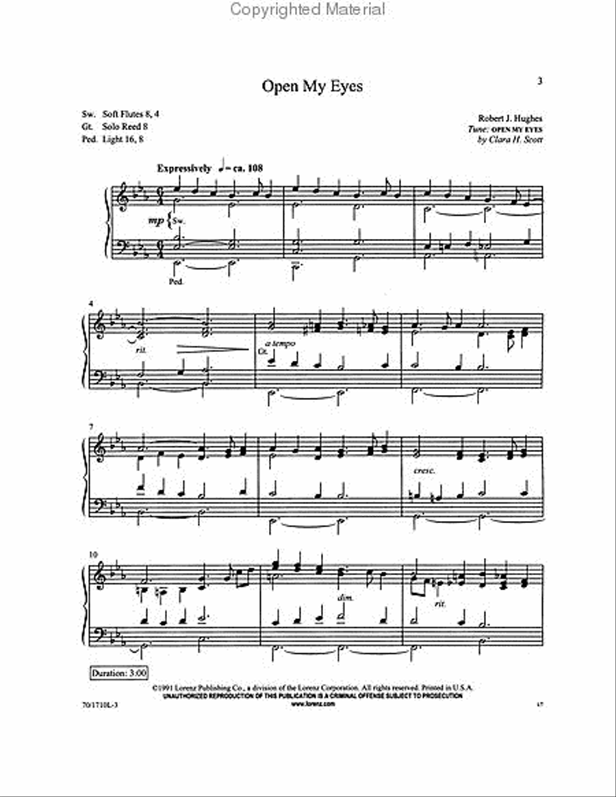 My Jesus, I Love Thee My Jesus, I Love Thee Organ Solo scores gallery preview page 2