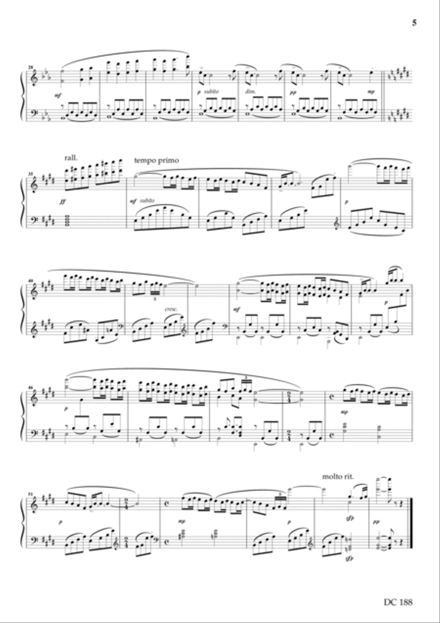 Valentines - four romantic interludes Piano Solo scores gallery preview page 5