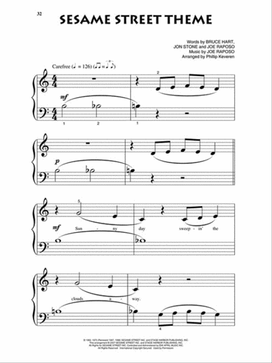 Jazzy Tunes Jazzy Tunes Easy Piano scores gallery preview page 3