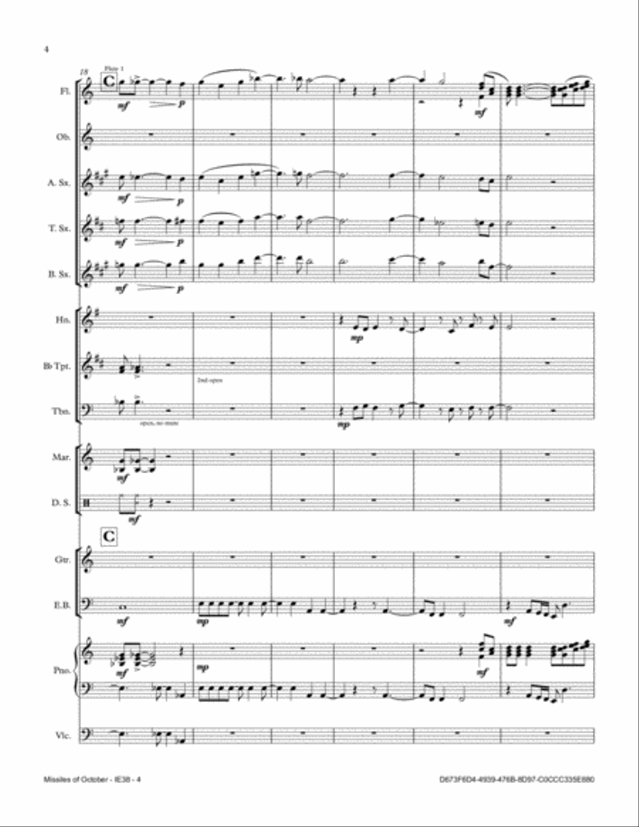 Missiles of October Missiles of October Full Orchestra scores gallery preview page 4