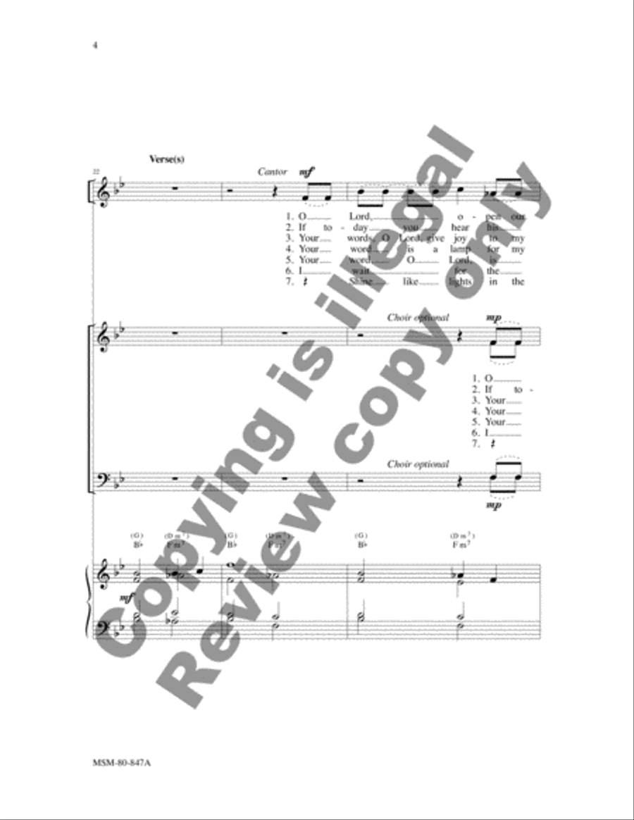 Festival Alleluia (Choral Score) 4-Part scores gallery preview page 4
