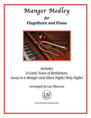Book cover for Manger Medley - Flugelhorn/Trumpet