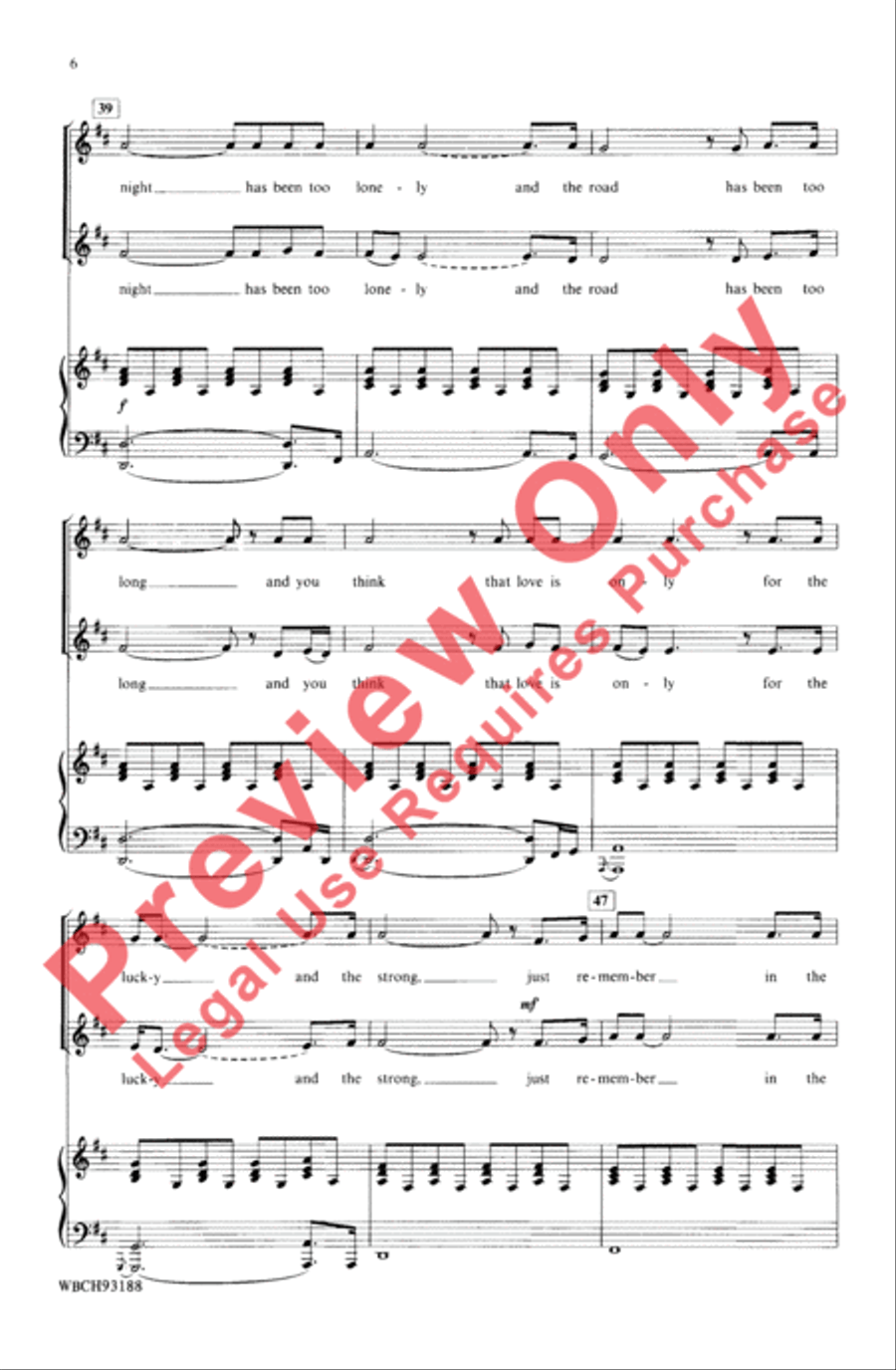 The Rose 2-Part scores gallery preview page 6