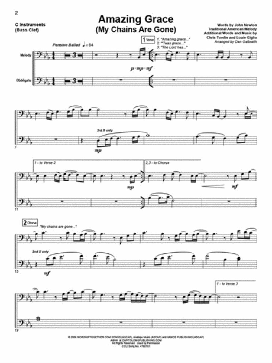 Contemporary Worship Classics Voice scores gallery preview page 3