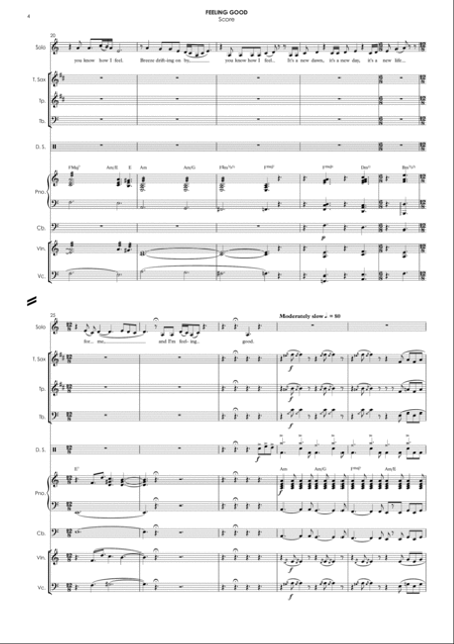 Feeling Good Jazz Ensemble scores gallery preview page 4