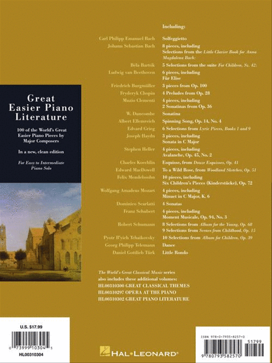 Great Easier Piano Literature Piano Solo scores gallery preview page 13