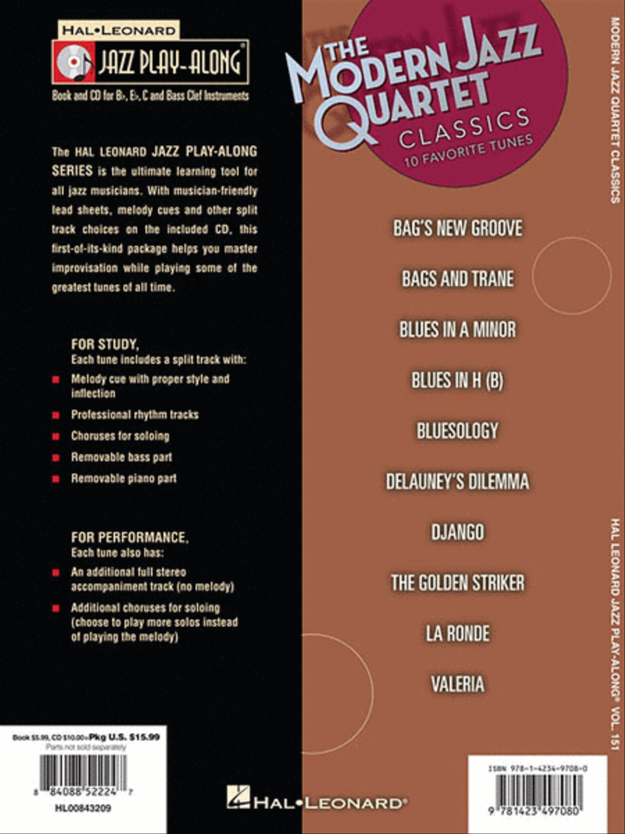 Modern Jazz Quartet Classics Jazz Ensemble scores gallery preview page 2