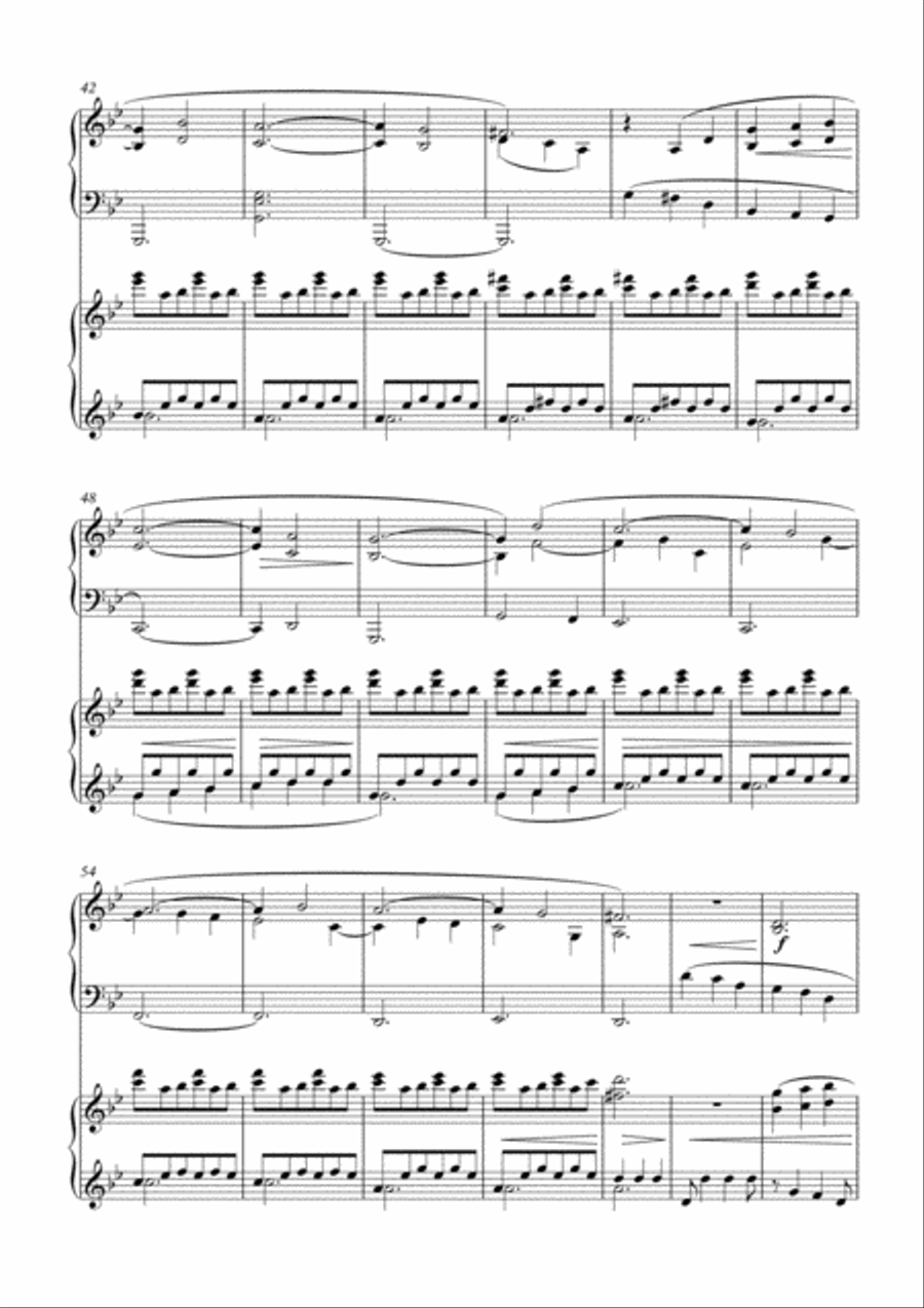 Lullay, Lullay; Christmas Carol Variations on the Coventry Carol, for 2 pianos, Arr. Simon Peberdy 2 Pianos, 4-Hands scores gallery preview page 4