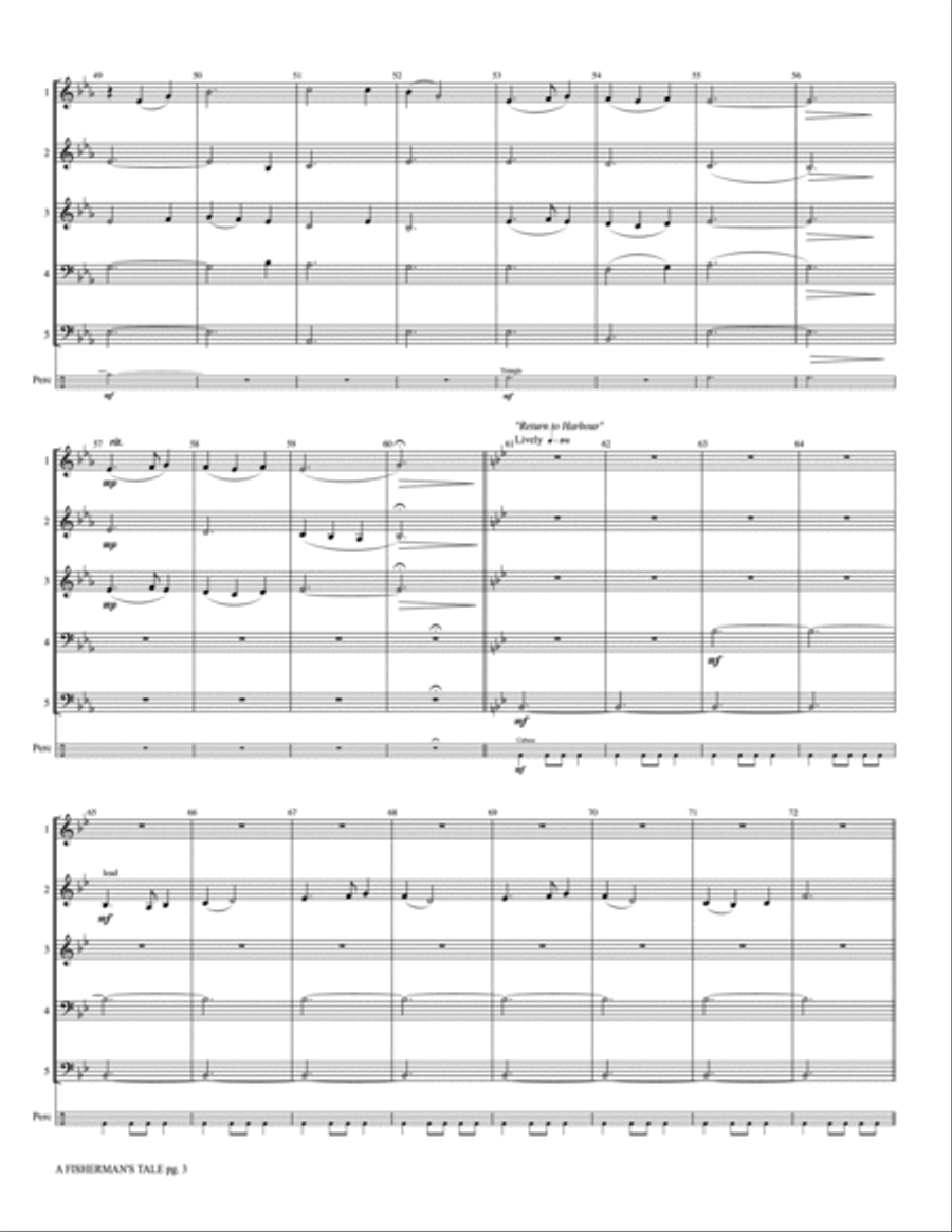 A Fisherman's Tale: Score Woodwind Ensemble scores gallery preview page 4