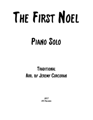 Book cover for The First Noel for Solo Piano