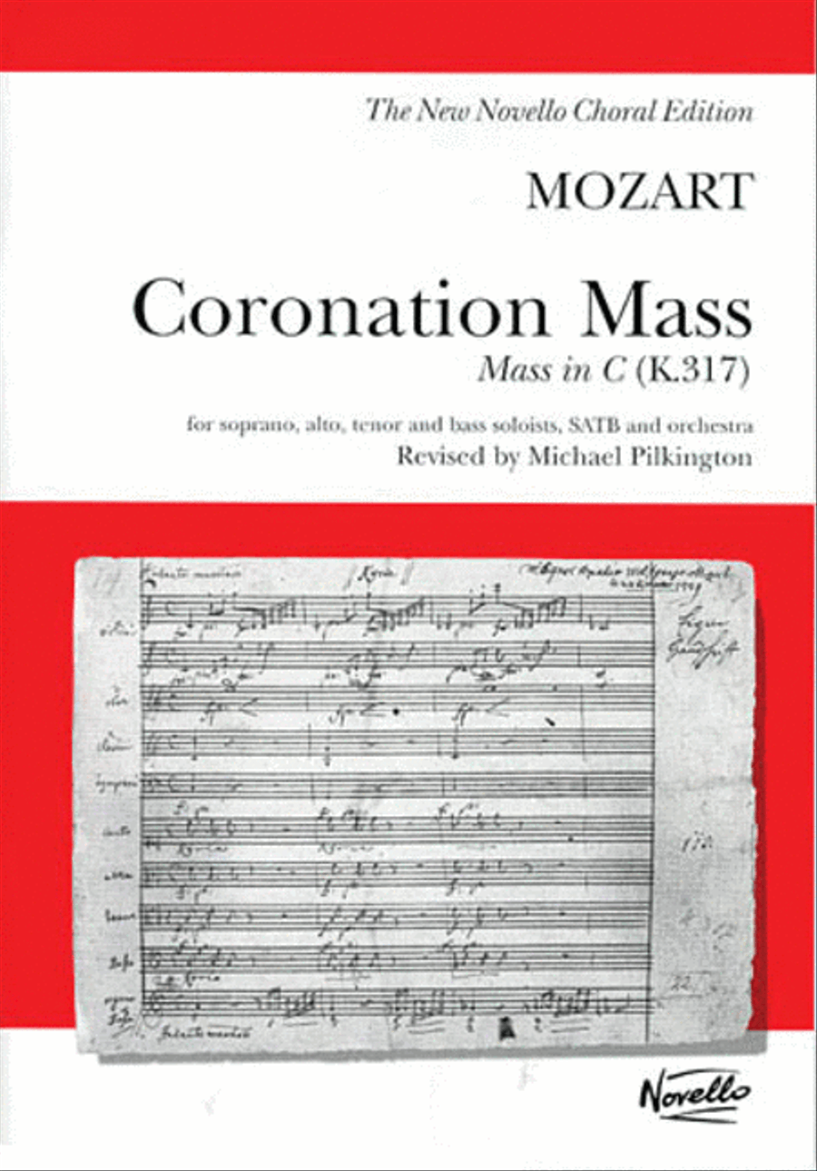 W.A. Mozart: Coronation Mass: Mass In C K.317 (Vocal Score) 4-Part scores gallery preview page 1