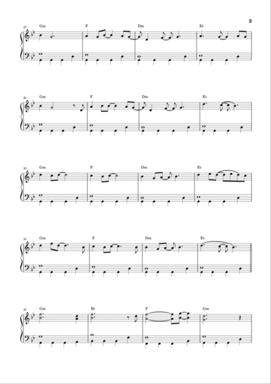 Like A Stone Easy Piano scores gallery preview page 4