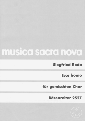 Book cover for Ecce homo