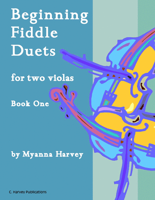 Book cover for Beginning Fiddle Duets for Two Violas, Book One