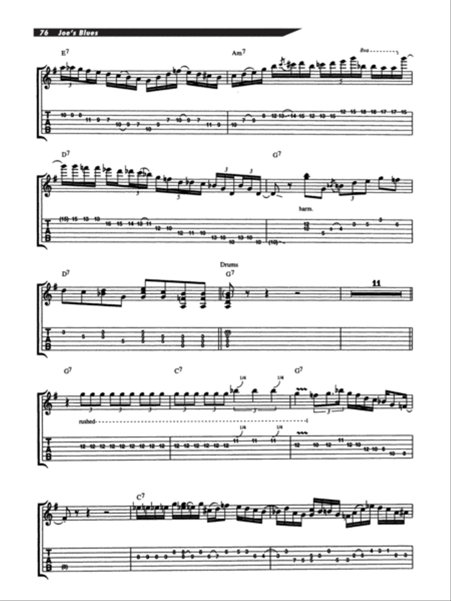 Joe Pass -- On Guitar Electric Guitar scores gallery preview page 77